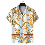 Men Beach T Shirts Men's Spring Short Sleeve Casual