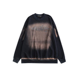 Preppy Aesthetic Sweatshirt Letter Crew Neck Trendy Sweater Loose Fall
