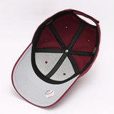 Dodgers and Yankees Baseball Cap 47brand Baseball Hat Men's Hard Top Big Logo NY Embroidered Wine Red