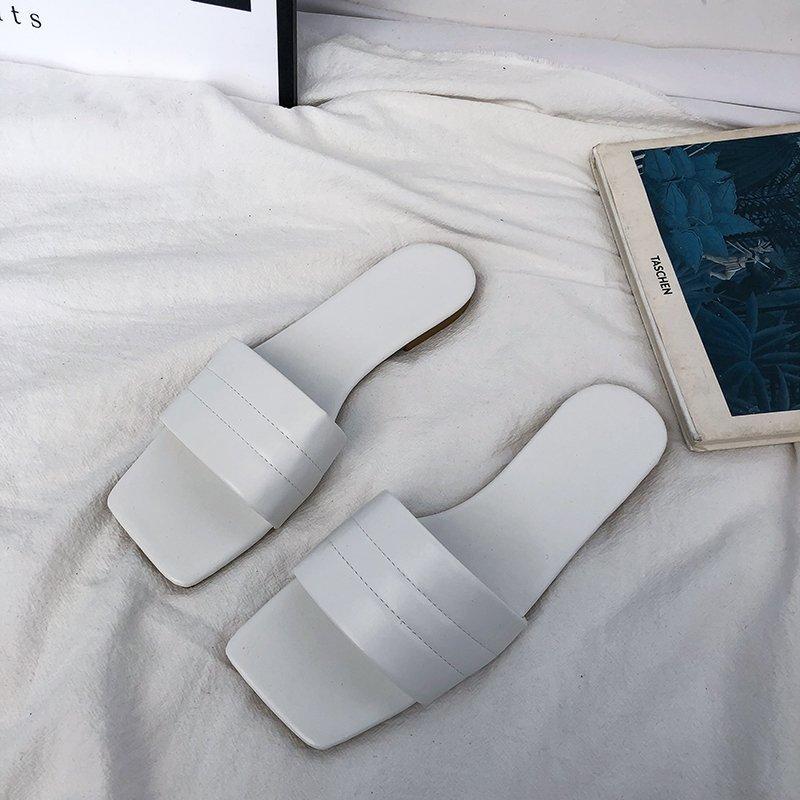 Women Open Toe Sandals Flats Summer Fashion Casual Flat Bottom Slippers