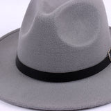 Mens Kentucky Derby Hats Solid Color Hat Retro Fedora Hat Men's and Women's Top Hat