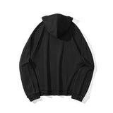 Mens Fall Outfits Dark Printed Long-Sleeved Hooded Sweater Men's and Women's Loose Couple Outfit Coat