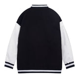 Bone Varsity Jacket Vintage Baseball Uniform Casual Loose Men's Jacket Autumn
