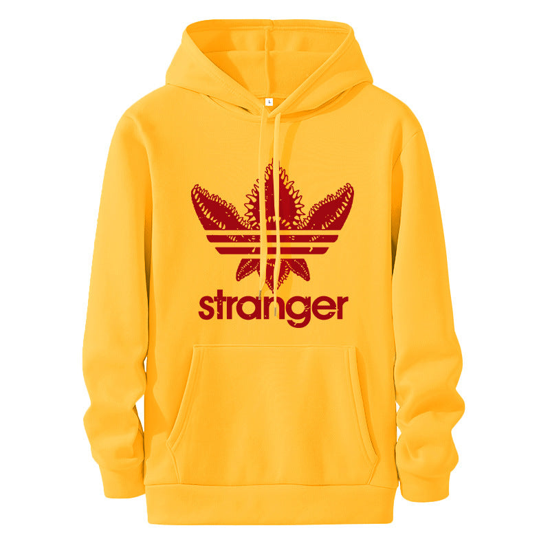 Stranger Things Hoodie Stranger Things Printed Sweater Casual Loose-Fitting Hoodie