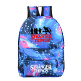 Stranger Things Hellfire Club Backpack Stranger Things Peripheral Schoolbag Starry Sky Lightning Backpack