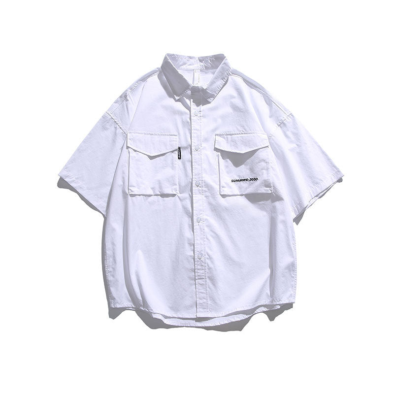 Men T Shitrs Summer Men's Embroidered Shirt Popular Shirt