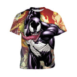 Marvel T Shirt Men's Short Sleeve Printed T-shirt Casual Fashion