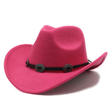 Cowboy Hats Western Cowboy Hat Equestrian Hat Curved Brim Felt Hat for Women