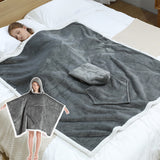 Hoodies Blankets Multifunctional Blanket Can Be Worn and Covered Lazy Blanket