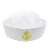 Sailor Hat Summer Dome Navy Hat Beanie Solid Color Captain Sailor Hat