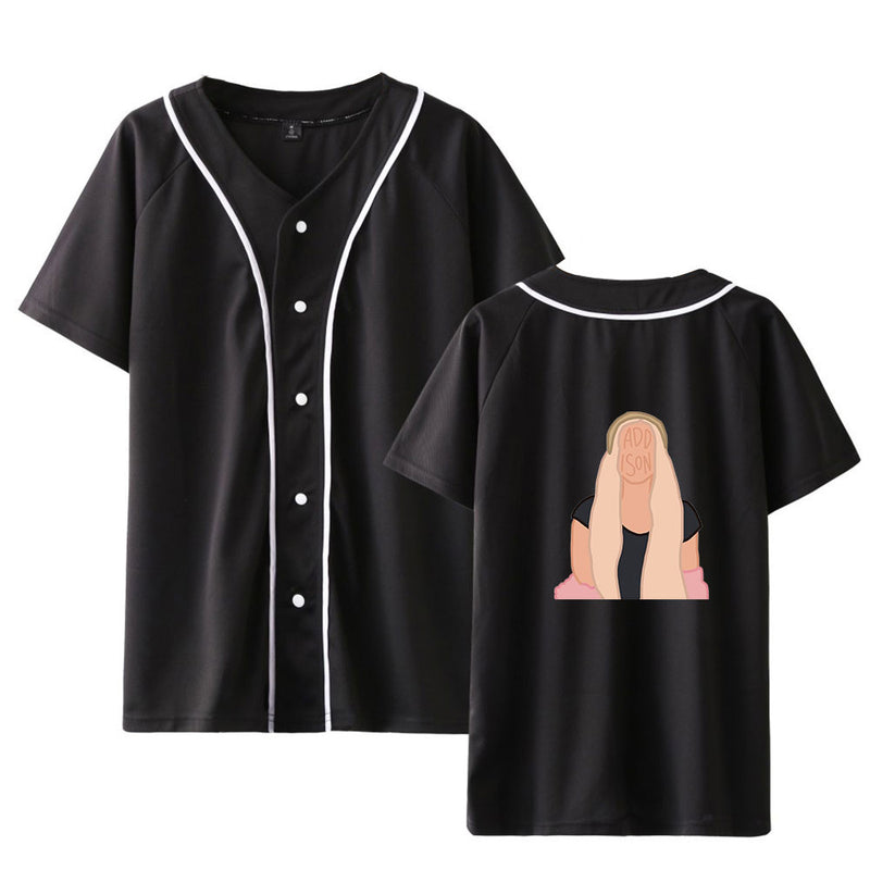Baggy Baseball Jersey Baseball Uniform T-shirt Casual Loose