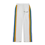 Palm Angels Pants Palm Angels Rainbow Striped Pants Men's and Women's Casual Trousers Loose