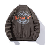 NASA Varsity Jacket Cotton Padded Thickened Jacket Men's Casual Baseball