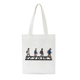 Stranger Things Hellfire Club Handbag Stranger Things Printed Creative One-Shoulder Student Handheld Shopping Bag