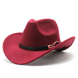 Cowboy Hats Rolled Brim Men and Women Retro