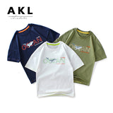 Children T Shrits Summer Boys Short Sleeve Printed Short Sleeve