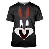 Bugs Bunny Shirt T-Shirt Summer Men'S T-Shirt Printed Loose Casual