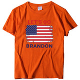 Let's Go Brandon T Shirt Women's Top Printed Short Sleeve T-shirt Women
