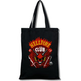 Stranger Things Hellfire Club Handbag Tote Bag Fashion Shopping Bag Portable Shoulder Bag