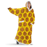 Hoodies Blankets Large Pocket Lazy Blanket Fleece Lamb Wool Bathrobe