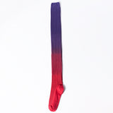 Winter Thick Knit Thigh High Socks Long Stockings Boot Autumn and Winter Tie-Dye Bunching Socks