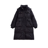 Women Winter Coats Puffer Jacket Down Coat Fall/Winter New Hooded Loose White Duck Down Jacket
