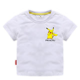 Children Pokemon Pikachu T Shirt Cotton Short-Sleeved T-shirt Casual Sports