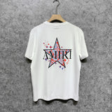 Amiri T Shirt Casual Hip Hop round Neck Short Sleeve T-shirt