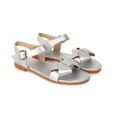 Flat Dress Sandals Summer Square Heel Retro Round Toe Large Size Hollow Buckle Casual Sandals