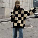 Preppy Aesthetic Sweater Sweater Women's Autumn Winter Retro Knitwear