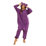 Hoodies Blankets Fleece Cartoon Jumpsuit Pajamas