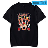 Hellfire Club Shirt Summer Menswear Pullover Short Sleeve T-shirt