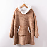 Hoodies Blankets Koala Pattern Hooded Suede Casual Lazy Blanket