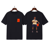 Cactus Jack McDonalds Shirt Printed Short Sleeve round Neck T-shirt