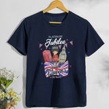 Inspired by Queen's Platinum Jubilee 2022 Elizabeth 70 Years T-shirt Short Sleeve T-shirt plus Size Loose Summer