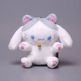 My Melody Plush Japanese Cute Cartoon Transformation Cat Melody Cinnamoroll Babycinnamoroll Plush Toy Doll Pendant Bag Hanging Ornaments Kulomi