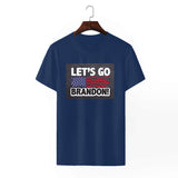 Let'S Go Brandon T Shirt Round Neck Fashion Print Top Men'S And Women'S T-Shirt