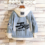 Comic Denim Jacket Anime Denim Jacket Coat