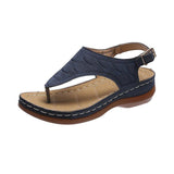 Women Open Toe Sandals Flats Spring/Summer Roman Buckle Large Size Shoes