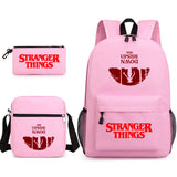 Stranger Things Hellfire Club Backpack Stranger Things Backpack Three-Piece Set