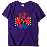 Let's Go Brandon T Shirt Short-Sleeved T-shirt Bottoming Shirt for Women