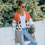 Women's Fall Outfits Sweater Women's Mid-Length Autumn and Winter Knitwear Cardigan Coat