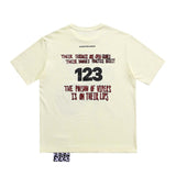 Rrr123 T Shirt Python Puff Print Loose Hip Hop Casual T-shirt