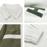 Corduroy Varsity Jacket Letter Patch Jacket Men's and Women's Vintage Corduroy Jacket