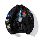 NASA Varsity Jacket Spring Flight Suit Male Embroidered Baseball Uniform