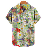 Men Beach T Shirts Men's Short Sleeve Shirt Printed Shirt