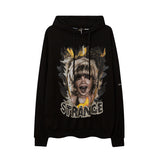 Mens Fall Outfits Autumn and Winter Loose Rapper Eminem Hooded Hoodie