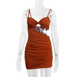 Hot Women In Tight Dresses Sexy Cutout Slim Dress
