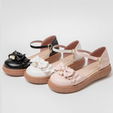 Flat Dress Sandals Spring/Summer Bow Buckle Sandals for Women