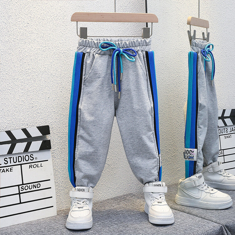 Toddler Boys Pants Boys' Pants Spring and Autumn Loose Leisure Sports
